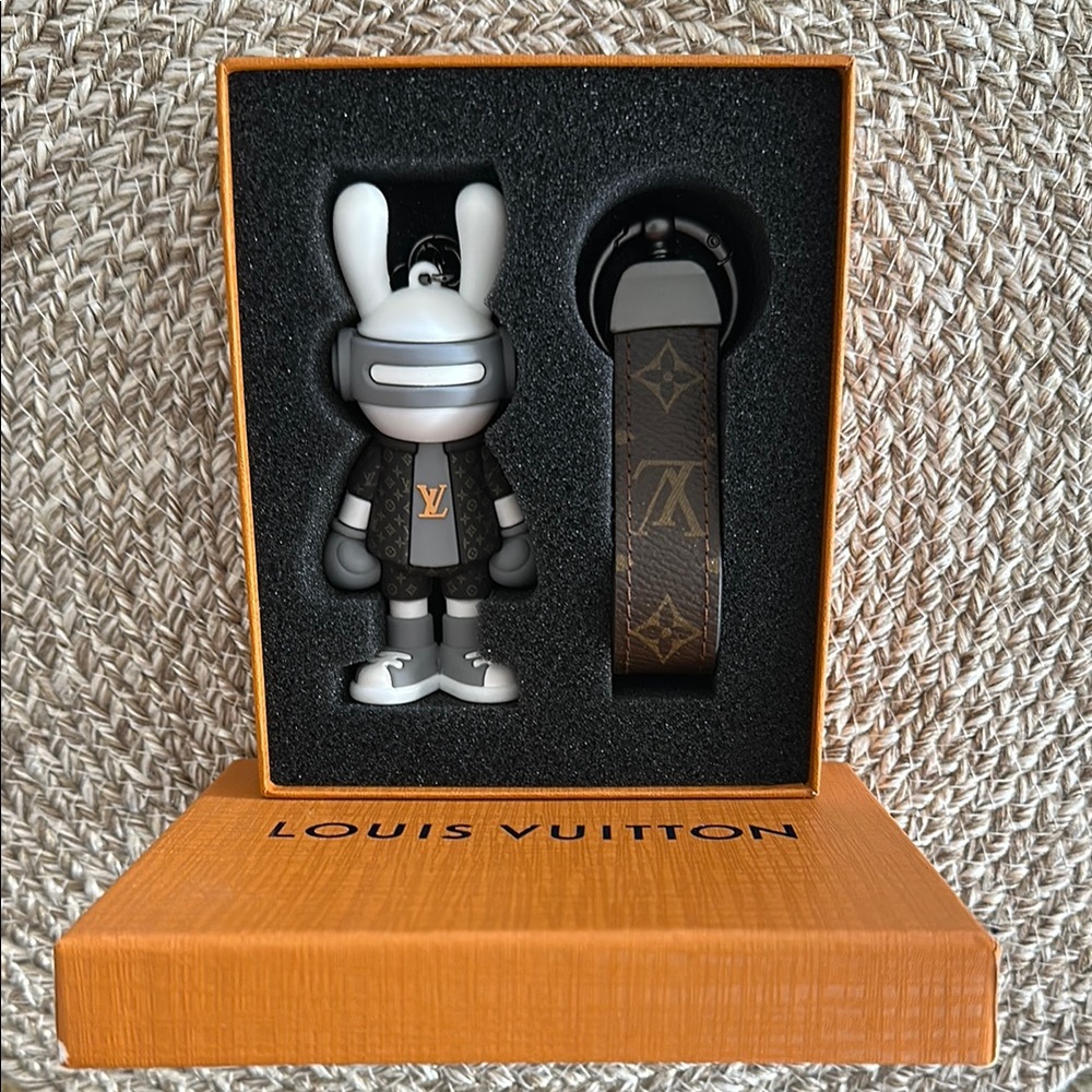 LV Custom Bunny Keychain Set